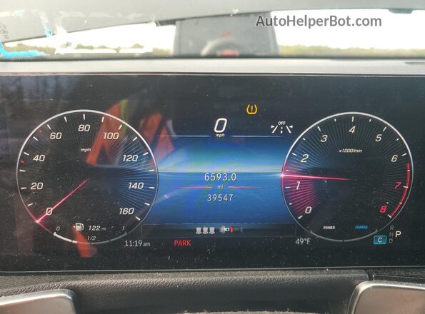 W1N4M4HB5RW356014 2024 MERCEDES-BENZ GLB-CLASS Black Սարքավորումների վահանակի տեսք