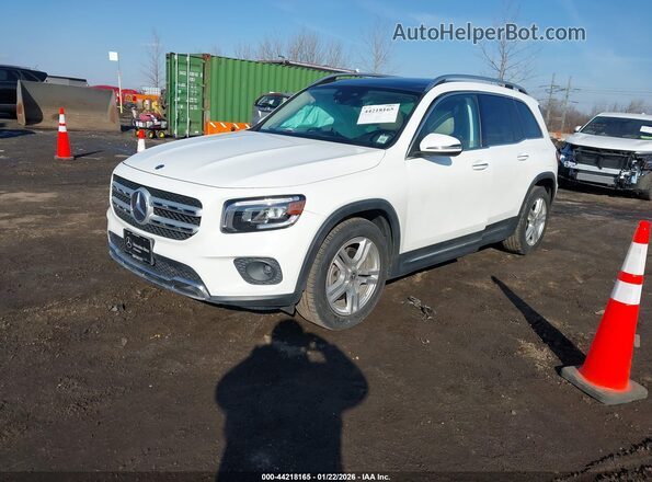 W1N4M4HB8MW092134 2021 MERCEDES-BENZ GLB-CLASS White Przód lewy