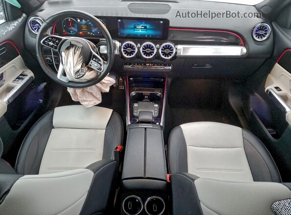 W1N4M4HBXNW204935 2022 MERCEDES-BENZ GLB-CLASS Charcoal Առջևի վահանակի տեսք
