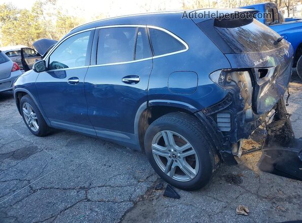 W1N4N4HB1MJ163555 2021 MERCEDES-BENZ GLA Blue Trasero izquierdo