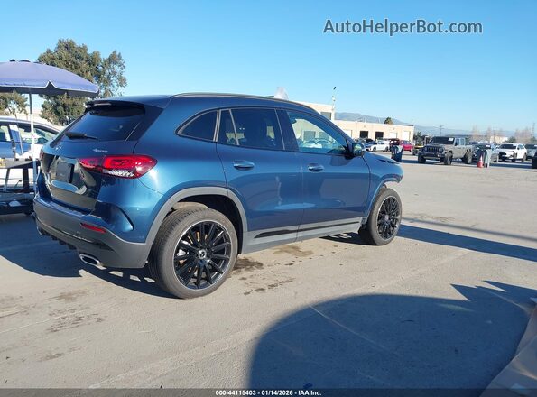 W1N4N4HB2NJ323248 2022 MERCEDES-BENZ GLA 250 Blue Rear right