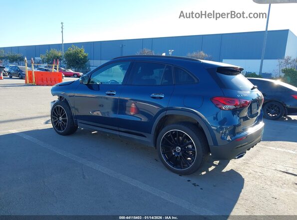 W1N4N4HB2NJ323248 2022 MERCEDES-BENZ GLA 250 Blue Rear left