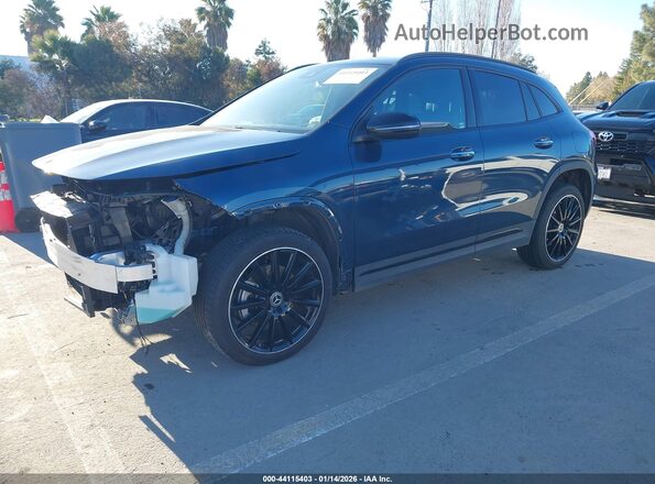 W1N4N4HB2NJ323248 2022 MERCEDES-BENZ GLA 250 Blue Front left