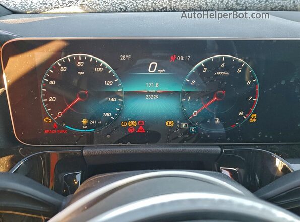 W1N4N4HB7MJ278077 2021 MERCEDES-BENZ GLA White Vista del cuadro de instrumentos