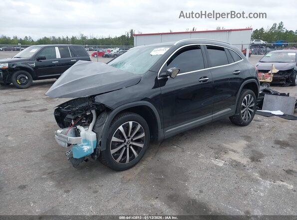 W1N4N4HB7NJ390797 2022 MERCEDES-BENZ GLA 250 Black Передня ліва чверть