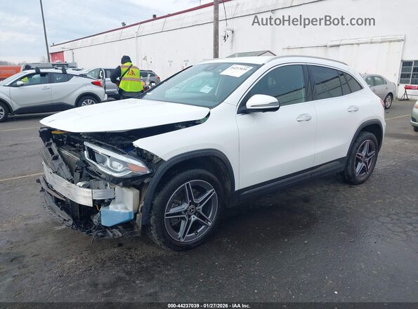 W1N4N4HB9NJ368963 2022 MERCEDES-BENZ GLA 250 White Առջևի ձախ երեք քառորդ տեսարան