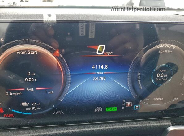 W1N9M0KB8PN036583 2023 MERCEDES-BENZ EQB Silver ხელსაწყოთა პანელის ხედი