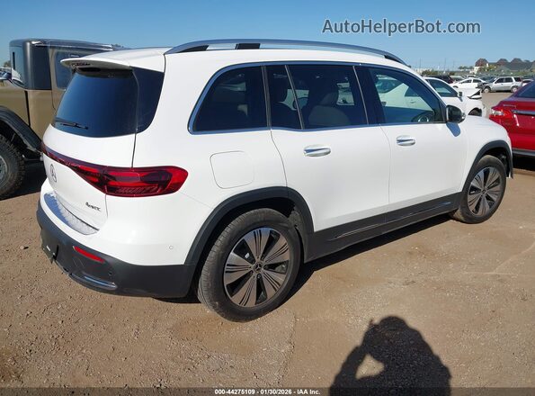 W1N9M0KB8RN104254 2024 MERCEDES-BENZ EQB 300 SUV White უკანა მარჯვენა