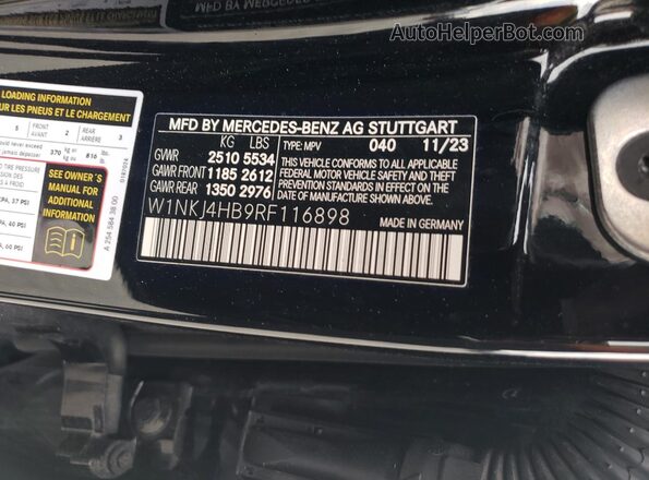 W1NKJ4HB9RF116898 2024 MERCEDES-BENZ GLC-CLASS Black Շարժիչի բաժամունքի տեսք