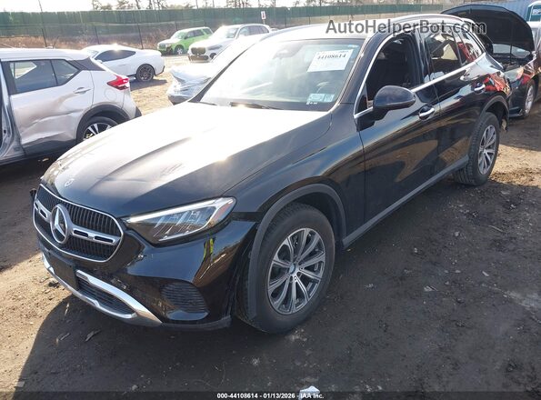 W1NKM4HBXRF198065 2024 MERCEDES-BENZ GLC 300 Black წინა მარცხენა ხედი სამი მეოთხედიდან