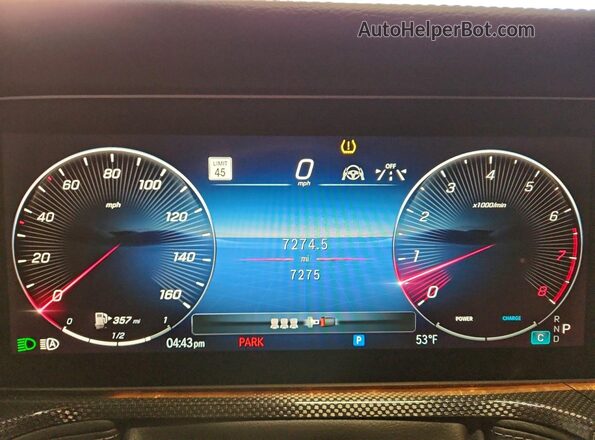 W1NWH1AB0SX047752 2025 MERCEDES-BENZ G-CLASS Black Вид щитка приладів