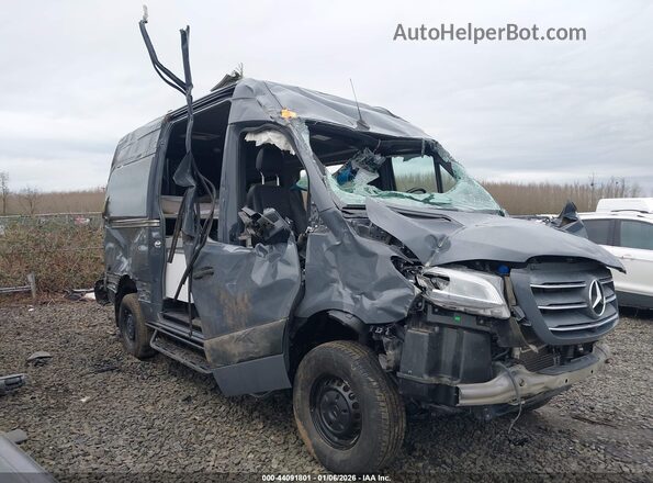 W1W4EBVY6LT024078 2020 MERCEDES-BENZ SPRINTER Gray Widok z przodu