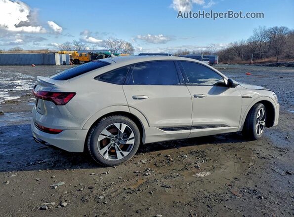 WA11AAGE6NB010188 2022 AUDI E-TRON Cream უკანა მარჯვენა