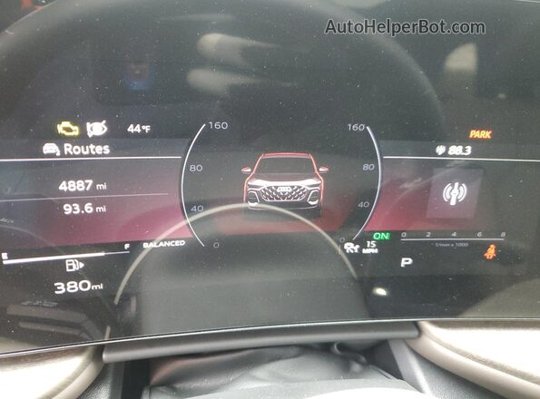 WA11AAGU8S2041963 2025 AUDI Q5 Green Instrument cluster view