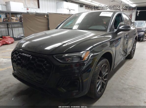 WA124AFY1S2015737 2025 AUDI SQ5 Black Առջևի ձախ երեք քառորդ տեսարան