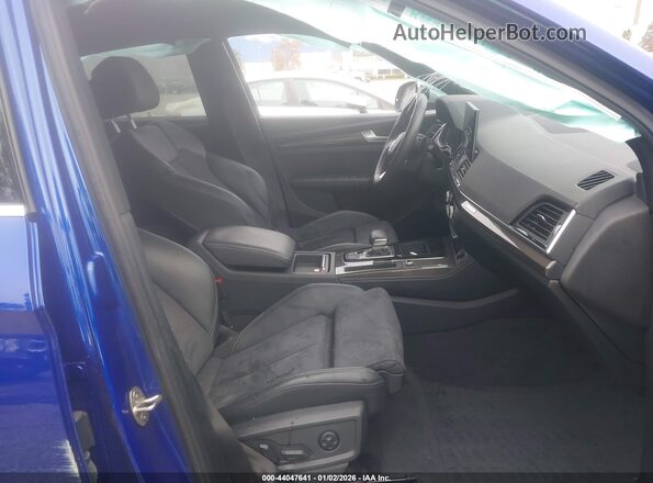 WA124AFY4N2039325 2022 AUDI SQ5 Blue Widok wnętrza z przodu
