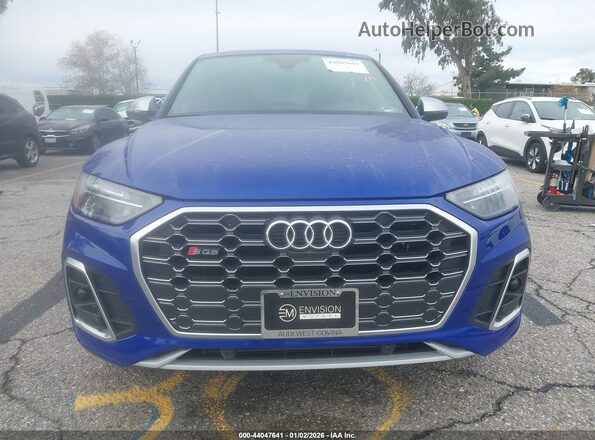 WA124AFY4N2039325 2022 AUDI SQ5 Blue Widok zestawu wskaźników