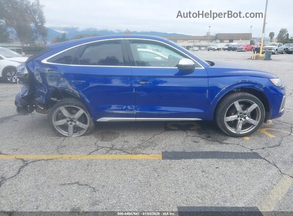 WA124AFY4N2039325 2022 AUDI SQ5 Blue Widok wnętrza z tyłu