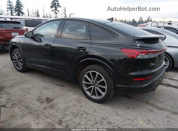 WA132BFZXNP016563 2022 AUDI Q4 Black უკანა მარცხენა