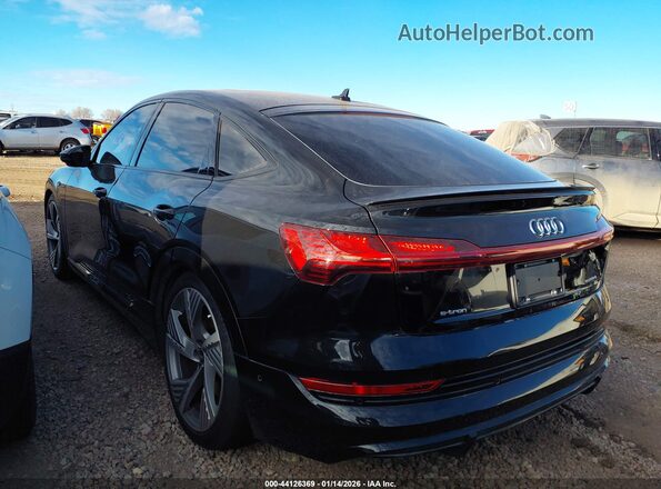 WA13ABGE5NB044055 2022 AUDI E-TRON Black უკანა მარცხენა