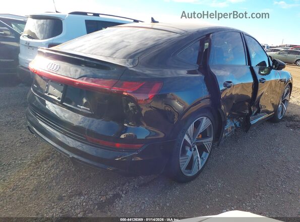 WA13ABGE5NB044055 2022 AUDI E-TRON Black უკანა მარჯვენა