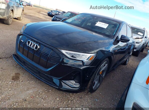 WA13ABGE5NB044055 2022 AUDI E-TRON Black წინა მარცხენა ხედი სამი მეოთხედიდან