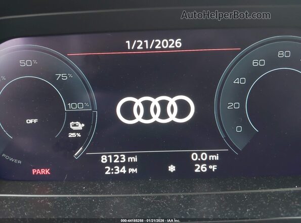 WA14UBFZ3RP074793 2024 AUDI Q4 Black უკანა სავარძლების ხედი