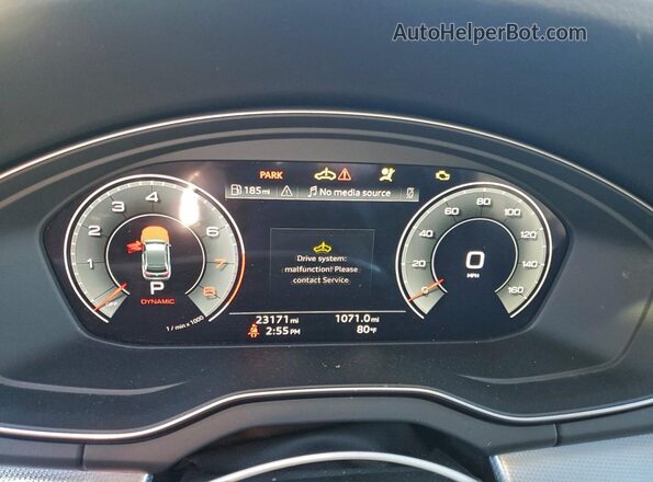 WA15AAFY4R2063622 2024 AUDI Q5 White Vista del cuadro de instrumentos