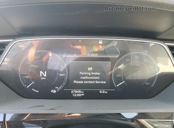 WA15AAGEXRB005468 2024 AUDI Q8 Black Вид щитка приладів