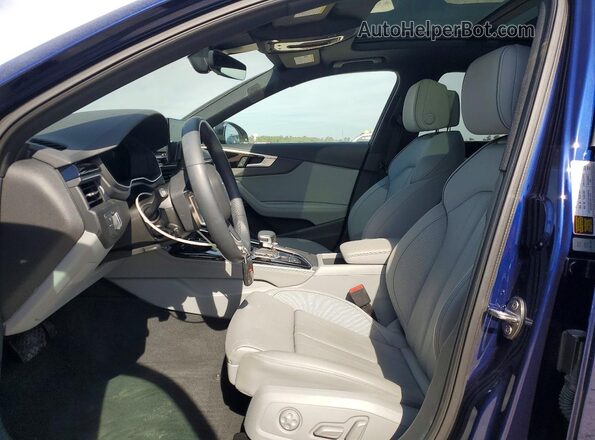 WA18AAF41SA002315 2025 AUDI OTHER Blue Вид салону спереду