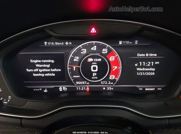 WA1A4AFY3J2015104 2018 AUDI SQ5 Черный Вид задних сидений
