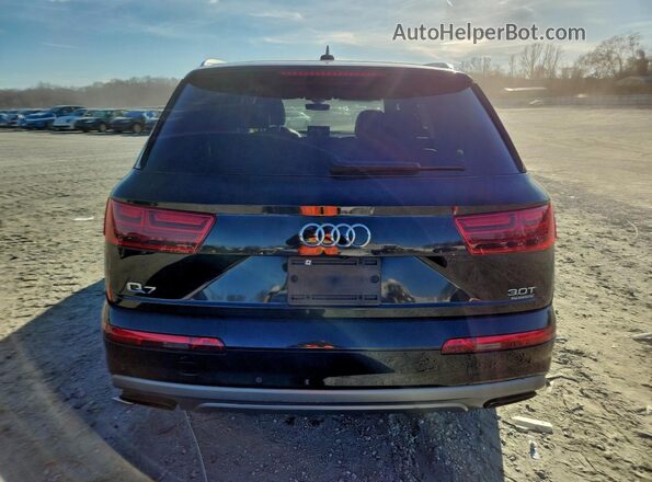 WA1AAAF72HD003363 2017 AUDI Q7 Black უკანა ხედი