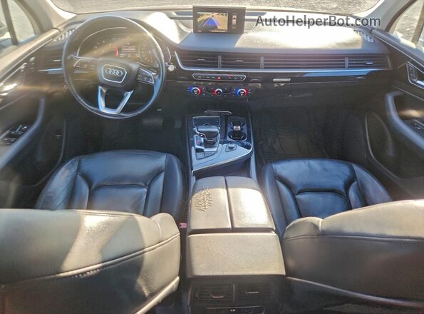 WA1AAAF72HD003363 2017 AUDI Q7 Black წინა პანელის ხედი
