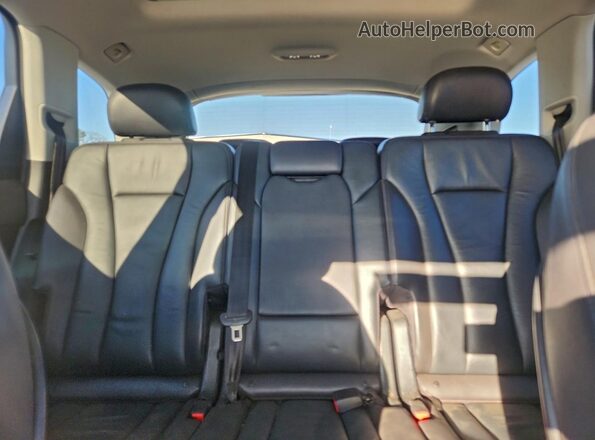 WA1AAAF72HD003363 2017 AUDI Q7 Black უკანა სავარძლების ხედი