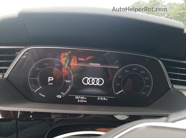 WA1AAAGE4NB006866 2022 AUDI E-TRON Черный Вид щитка приборов