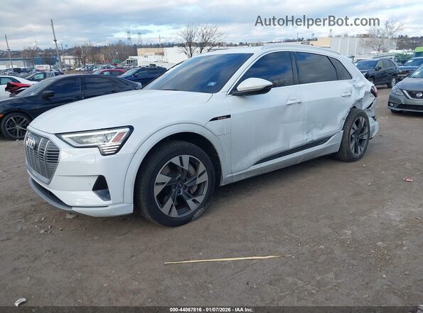 WA1AAAGE5MB014411 2021 AUDI E-TRON White Vista tres cuartos delantera izquierda