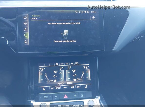 WA1AAAGE7MB011901 2021 AUDI E-TRON Black 