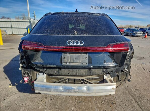 WA1AAAGE7NB027789 2022 AUDI E-TRON Black Вид ззаду