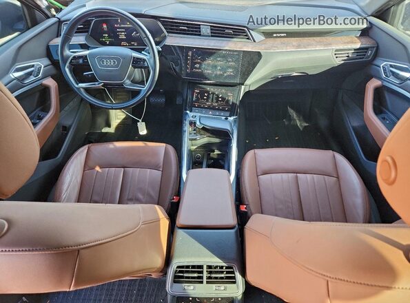 WA1AAAGE7NB027789 2022 AUDI E-TRON Black Вид панелі приладів