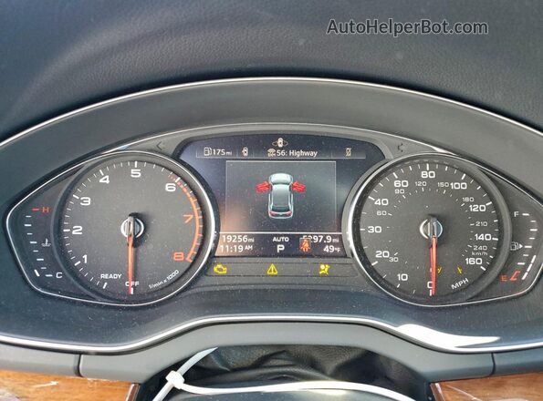 WA1ABAFY8R2094593 2024 AUDI Q5 White ხელსაწყოთა პანელის ხედი
