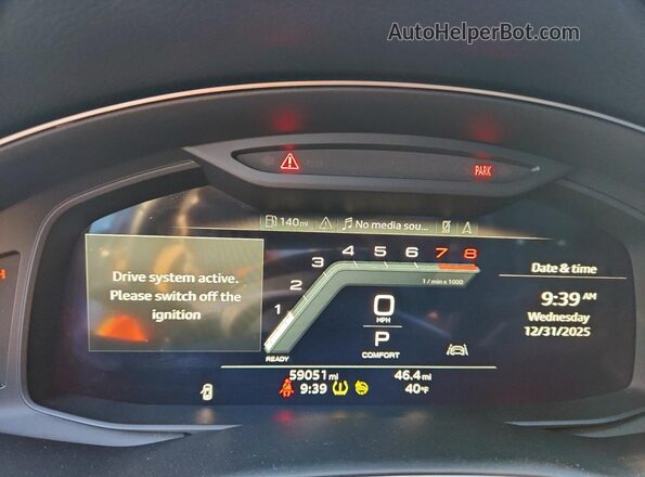 WA1ACBF75PD012461 2023 AUDI Q7 Black Vista del cuadro de instrumentos