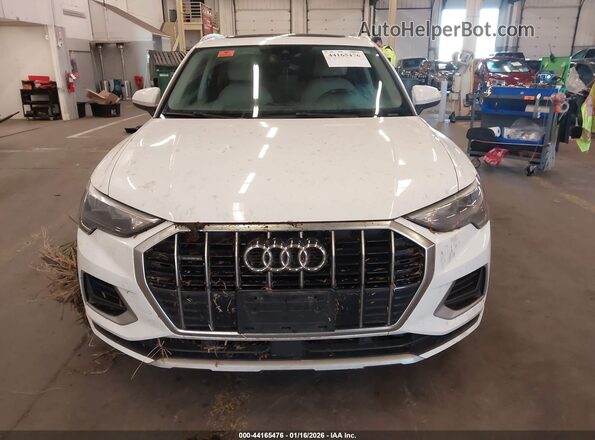 WA1AECF30L1054223 2020 AUDI Q3 White Widok zestawu wskaźników