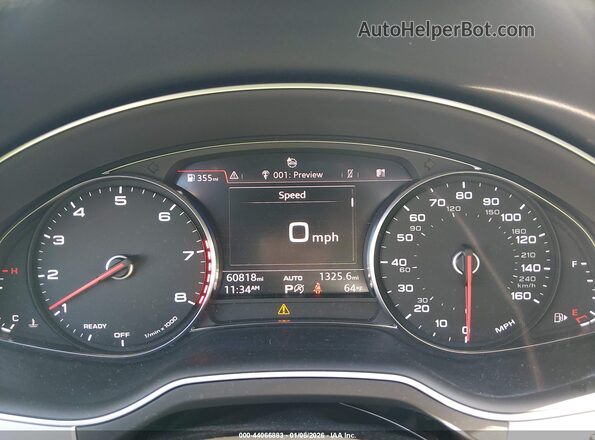 WA1AHAF75KD041916 2019 AUDI Q7 Black Vista de los asientos traseros