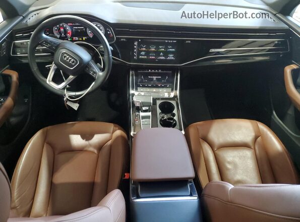 WA1AJAF79MD033499 2021 AUDI Q7 White Вид панелі приладів
