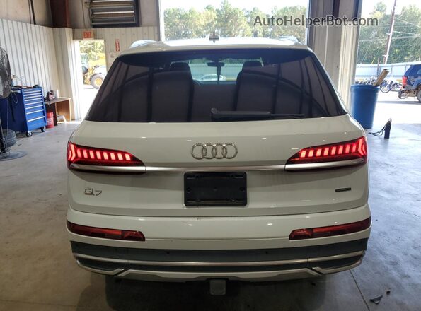 WA1AJAF79MD033499 2021 AUDI Q7 White Вид ззаду