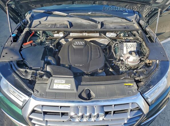 WA1ANAFY2L2057618 2020 AUDI Q5 Green Engine compartment view