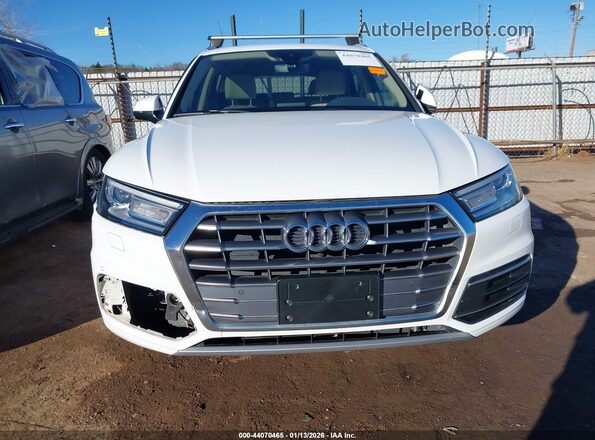 WA1ANAFY3L2115669 2020 AUDI Q5 White Widok zestawu wskaźników