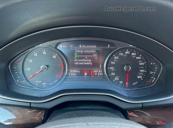 WA1ANAFY5K2120287 2019 AUDI Q5 Серый Вид панели приборов