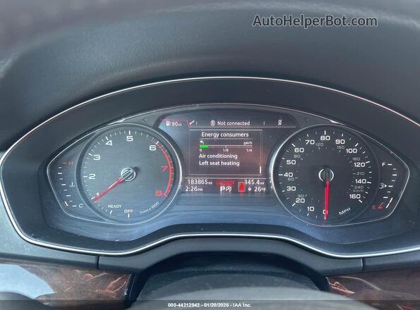WA1ANAFY5K2120287 2019 AUDI Q5 Gray Вид задніх сидінь
