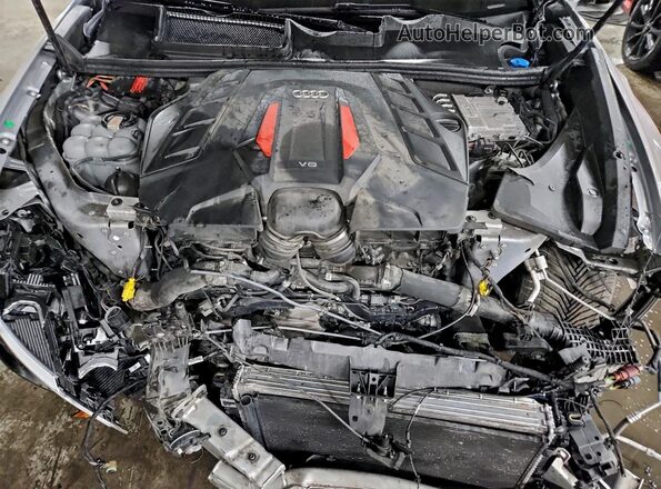 WA1AWBF17MD008748 2021 AUDI SQ8 Gray ძრავის განყოფილების ხედი